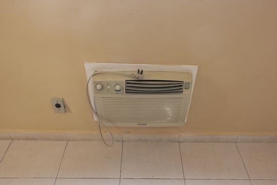 Ar condicionado da Suite de apartamento para alugar com 3 quartos, 136m² em Boqueirão, Santos