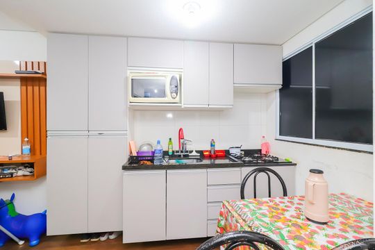 Cozinha de apartamento para alugar com 2 quartos, 42m² em Vila Brasil, São Paulo