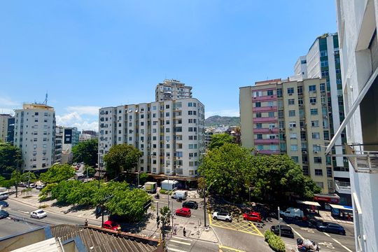 Sala de jantar - vista de apartamento à venda com 2 quartos, 103m² em Humaitá, Rio de Janeiro