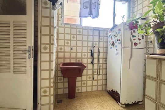 Área de serviço de apartamento à venda com 2 quartos, 103m² em Humaitá, Rio de Janeiro