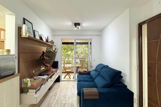 Sala de apartamento à venda com 1 quarto, 42m² em Jardim Olavo Bilac, São Bernardo do Campo