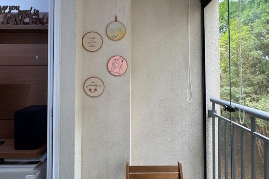 Sacada de apartamento à venda com 1 quarto, 42m² em Jardim Olavo Bilac, São Bernardo do Campo