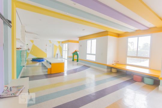 Área comum - Brinquedoteca de apartamento à venda com 1 quarto, 42m² em Jardim Olavo Bilac, São Bernardo do Campo