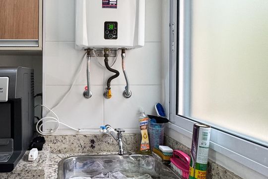 Área de Serviço de apartamento à venda com 1 quarto, 42m² em Jardim Olavo Bilac, São Bernardo do Campo
