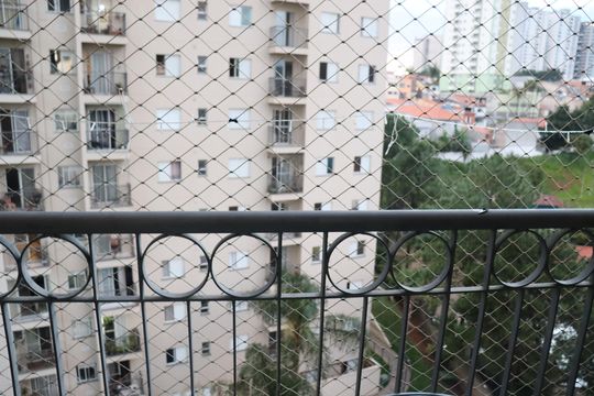 Varanda da Sala de apartamento à venda com 2 quartos, 59m² em Jardim Tupanci, Barueri