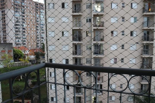 Varanda da Sala de apartamento à venda com 2 quartos, 59m² em Jardim Tupanci, Barueri
