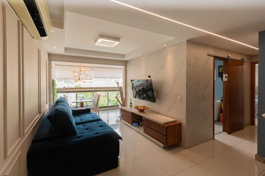Sala de apartamento à venda com 3 quartos, 152m² em Tijuca, Rio de Janeiro