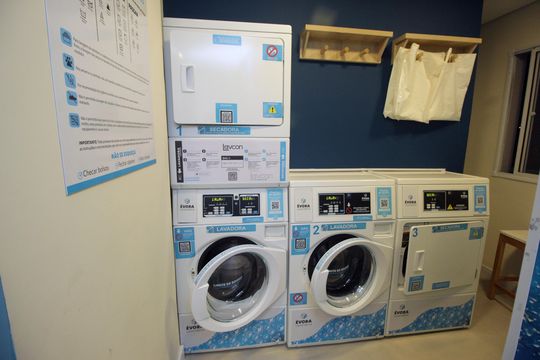 Lavanderia de apartamento para alugar com 2 quartos, 47m² em Jardim, Santo André