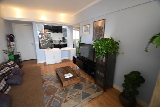 Sala de apartamento à venda com 1 quarto, 58m² em Centro, Campinas