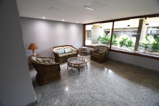 Hall social de apartamento à venda com 1 quarto, 58m² em Centro, Campinas