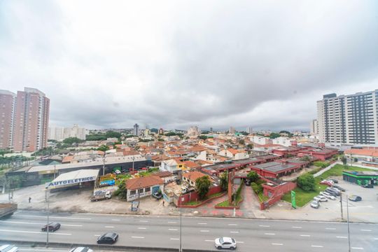 Vista da Varanda da Sala de apartamento à venda com 2 quartos, 87m² em Vila Homero Thon, Santo André
