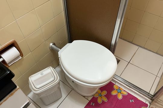 Banheiro de apartamento para alugar com 2 quartos, 46m² em Aparecida, Santos