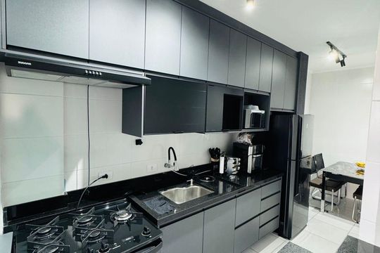 Cozinha de apartamento à venda com 3 quartos, 97m² em Centro, Diadema