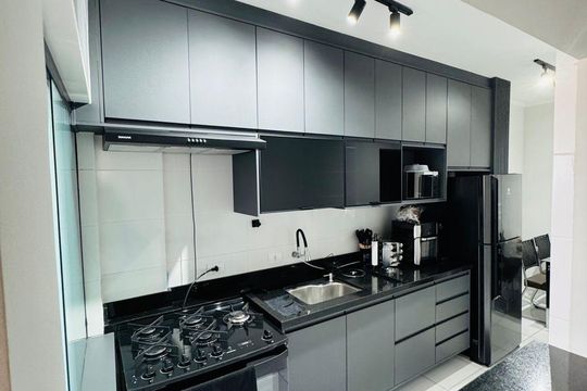 Cozinha de apartamento à venda com 3 quartos, 97m² em Centro, Diadema