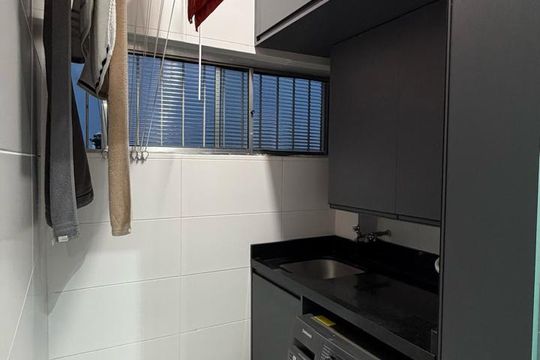 Área de serviço de apartamento à venda com 3 quartos, 97m² em Centro, Diadema