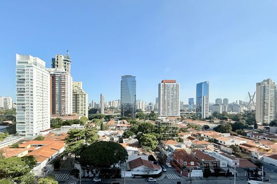 Vista Varanda Gourmet de apartamento à venda com 2 quartos, 168m² em Brooklin, São Paulo