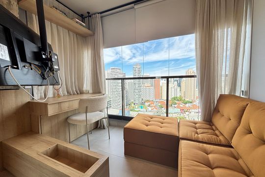 Studio de kitnet/studio para alugar com 1 quarto, 30m² em Vila Nova Conceição, São Paulo