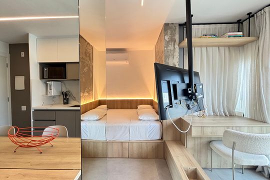 Studio de kitnet/studio para alugar com 1 quarto, 30m² em Vila Nova Conceição, São Paulo