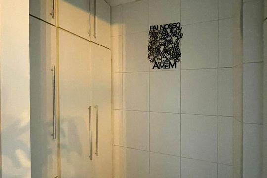 Área de serviço de apartamento para alugar com 3 quartos, 170m² em Itararé, São Vicente