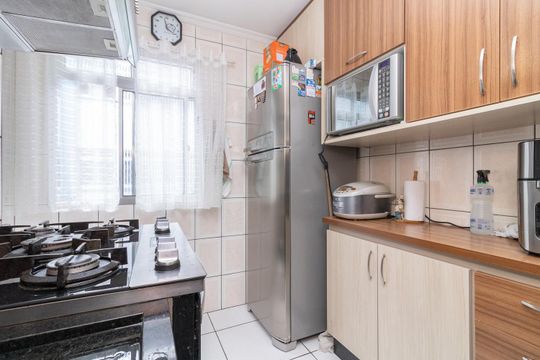Cozinha de apartamento à venda com 2 quartos, 49m² em Vila Silvia, São Paulo