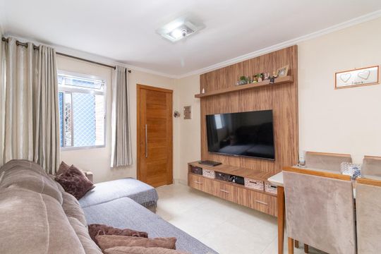 Sala de apartamento à venda com 2 quartos, 49m² em Vila Silvia, São Paulo