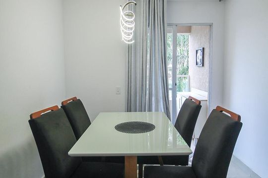 Sala de apartamento à venda com 2 quartos, 73m² em Paraíso do Morumbi, São Paulo