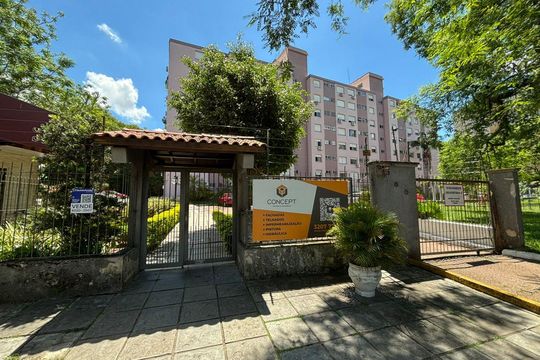 Fachada de apartamento à venda com 1 quarto, 43m² em Jardim Sabará, Porto Alegre