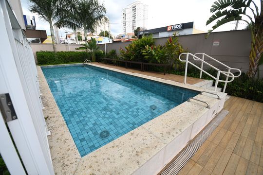Área comum - Piscina de apartamento à venda com 2 quartos, 56m² em Jardim Nossa Senhora Auxiliadora, Campinas