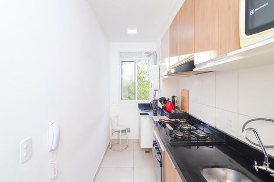 Cozinha de apartamento à venda com 2 quartos, 43m² em Artur Alvim, São Paulo