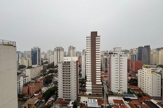 Vista de kitnet/studio para alugar com 1 quarto, 26m² em Vila Olímpia, São Paulo