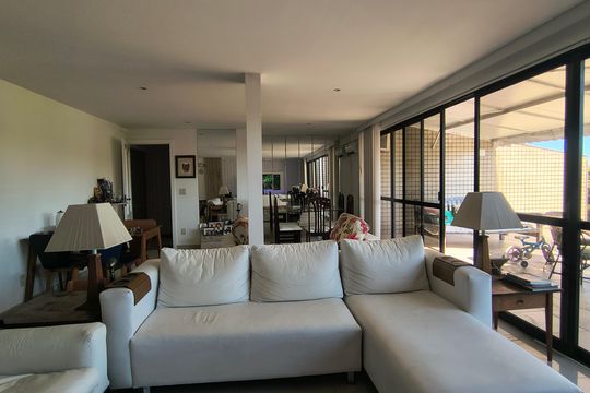 Sala de apartamento à venda com 5 quartos, 326m² em Recreio dos Bandeirantes, Rio de Janeiro