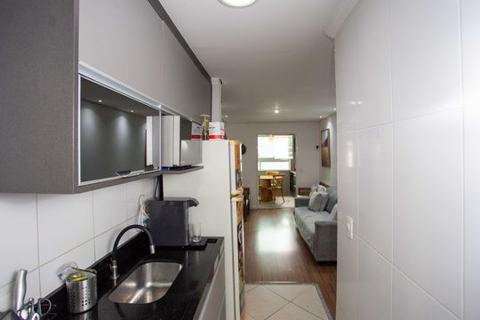 Cozinha de apartamento à venda com 2 quartos, 52m² em Centro, Diadema