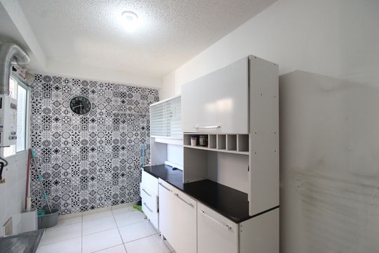 Cozinha de apartamento à venda com 2 quartos, 45m² em Taquara, Rio de Janeiro