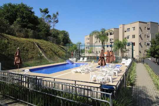 Área comum - Piscina de apartamento à venda com 2 quartos, 45m² em Taquara, Rio de Janeiro