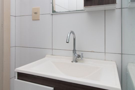 Banheiro de apartamento para alugar com 1 quarto, 47m² em Praia de Belas, Porto Alegre