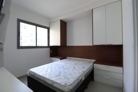 Quarto Suíte de kitnet/studio à venda com 1 quarto, 25m² em Vila Nova Conceição, São Paulo
