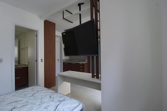 Quarto Suíte de kitnet/studio à venda com 1 quarto, 25m² em Vila Nova Conceição, São Paulo