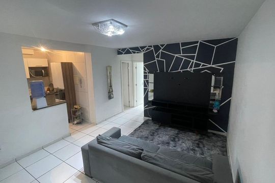 Sala de apartamento à venda com 2 quartos, 64m² em Palmital, Lagoa Santa