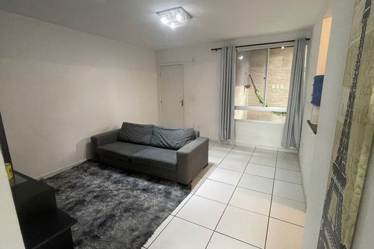 Sala de apartamento à venda com 2 quartos, 64m² em Palmital, Lagoa Santa