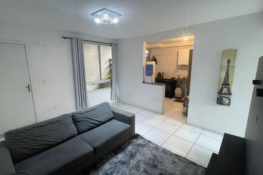 Sala de apartamento à venda com 2 quartos, 64m² em Palmital, Lagoa Santa