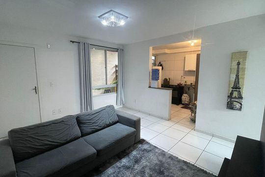 Sala de apartamento à venda com 2 quartos, 64m² em Palmital, Lagoa Santa
