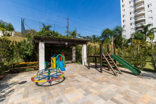 Área comum - Playground de apartamento à venda com 2 quartos, 82m² em Tamboré, Santana de Parnaíba
