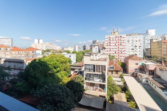 Vista do Quarto de apartamento à venda com 1 quarto, 44m² em Cidade Baixa, Porto Alegre
