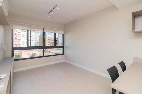 Sala de apartamento à venda com 1 quarto, 44m² em Cidade Baixa, Porto Alegre