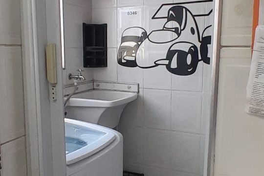 Área de serviço de apartamento à venda com 2 quartos, 69m² em Vila Formosa, Jundiaí