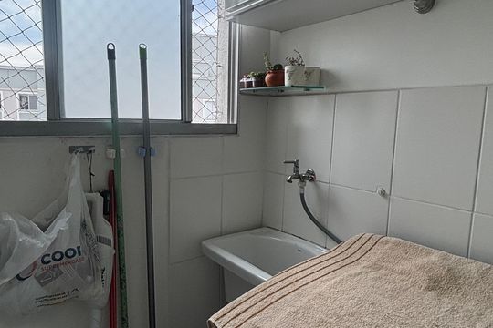 Área de Serviço de apartamento à venda com 2 quartos, 55m² em Utinga, Santo André