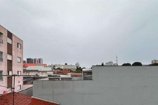 Vista do Quarto de apartamento para alugar com 1 quarto, 39m² em Vila Alvinopolis, São Bernardo do Campo