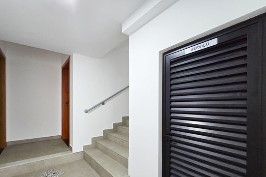 Área Comum - Hall de apartamento para alugar com 1 quarto, 39m² em Vila Alvinopolis, São Bernardo do Campo