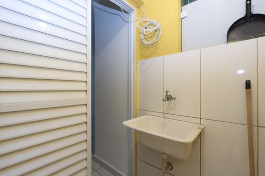 Lavanderia de kitnet/studio à venda com 1 quarto, 32m² em Vila Divina Pastora, São Paulo