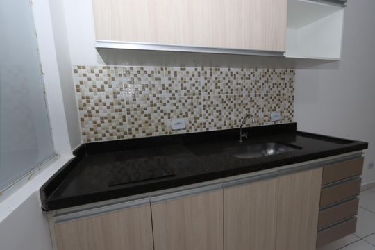 Cozinha de kitnet/studio à venda com 1 quarto, 32m² em Vila Divina Pastora, São Paulo